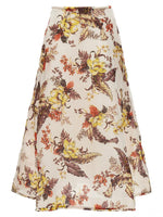 Multicolor Matchmaker Floral Flare Skirt 1