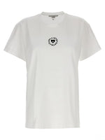 White Iconic Mini Heart T-shirt 1