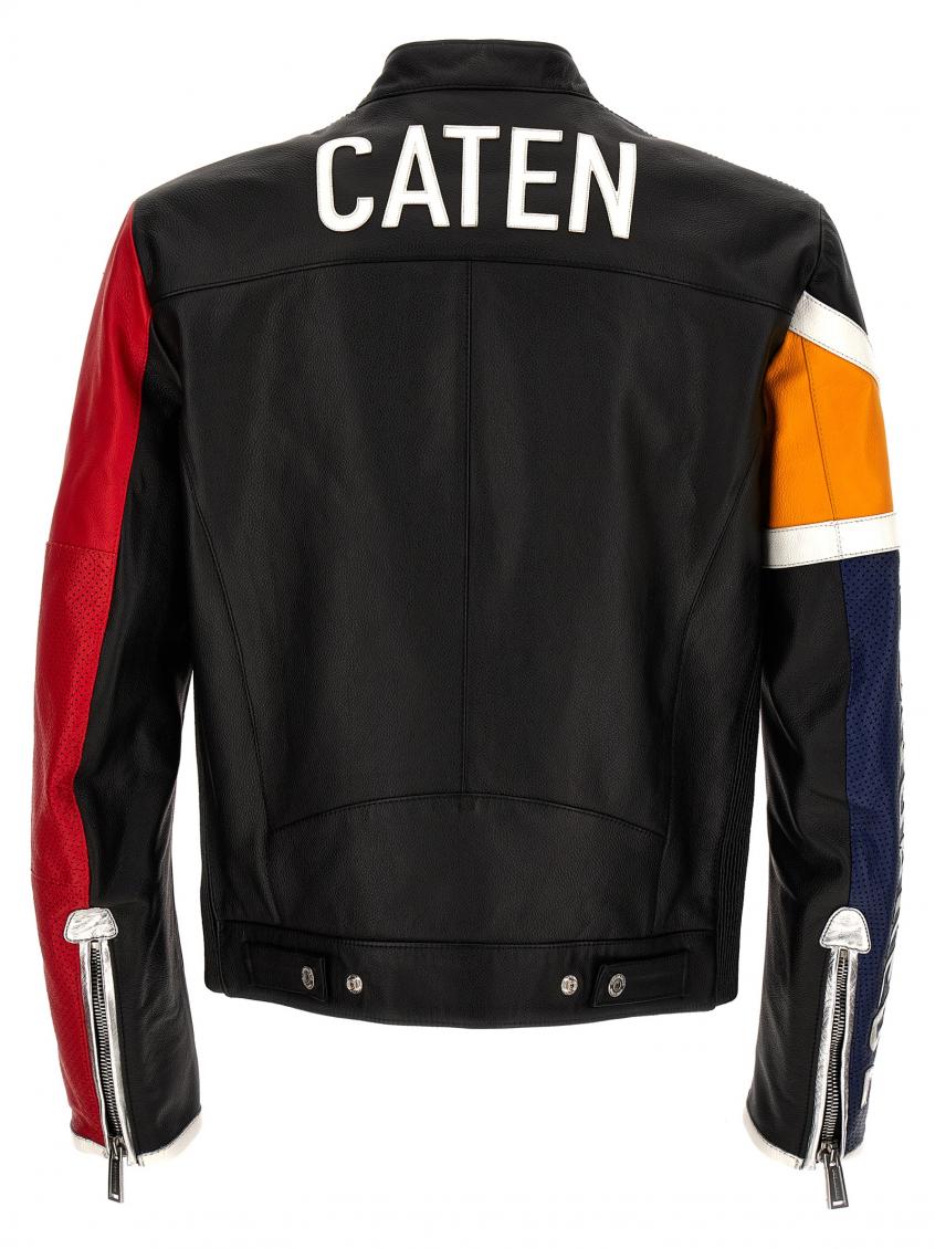 Multicolor Leather Jacket 3