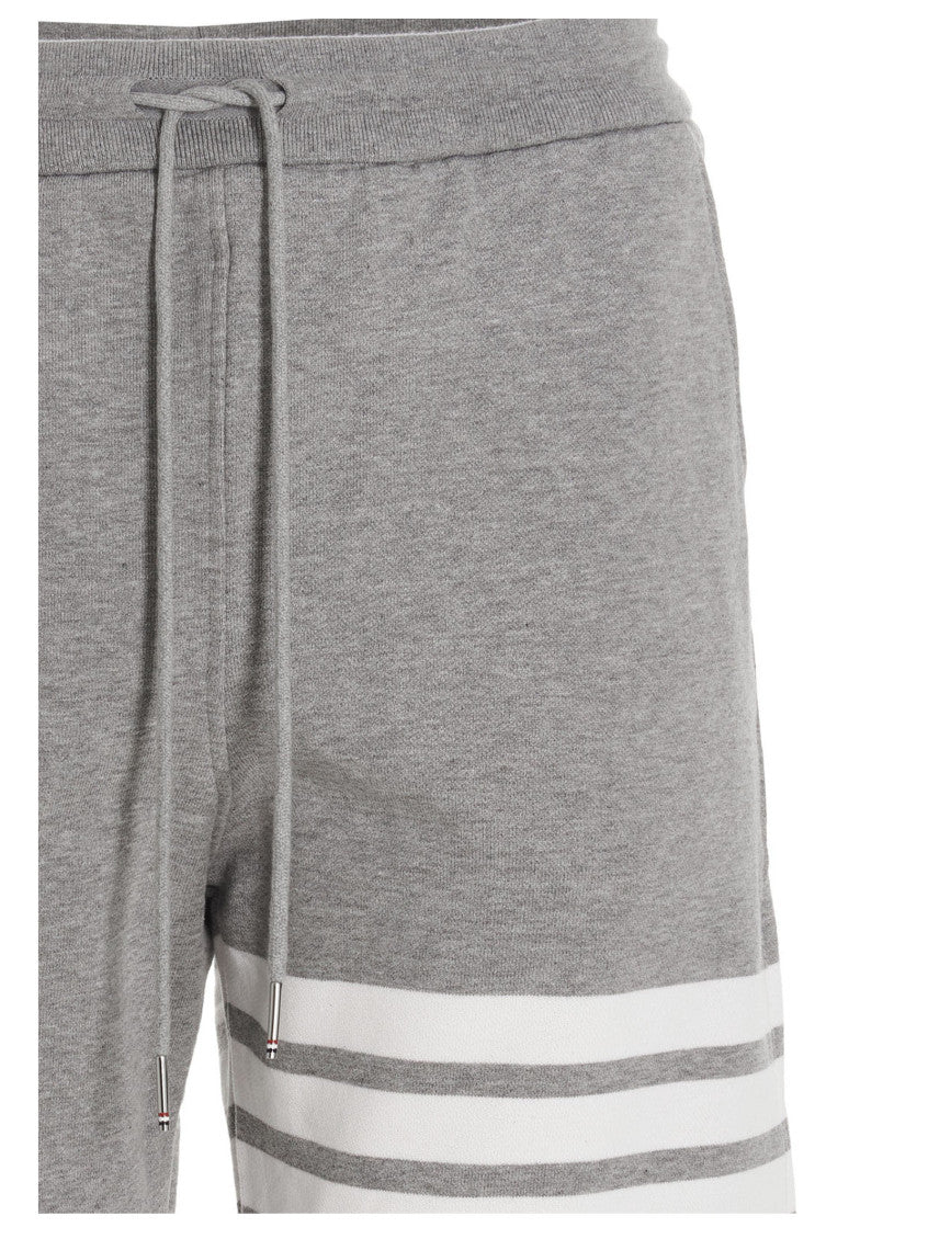 Grey 4 Bar Bermuda Shorts 3