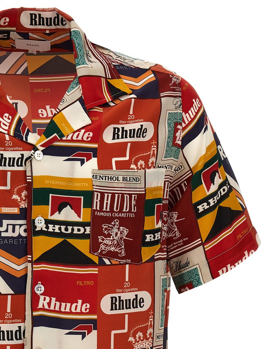 Multicolor Cigaretta Print Shirt 4