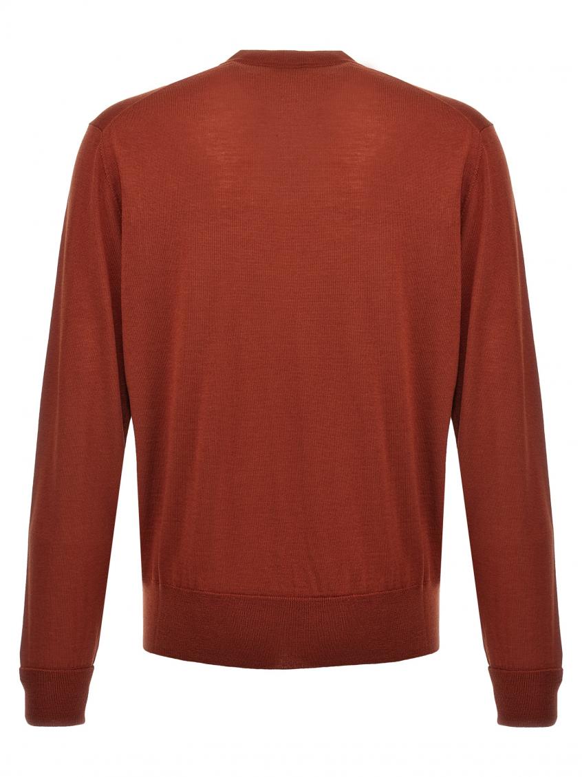 Rust Merino Wool Sweater 3