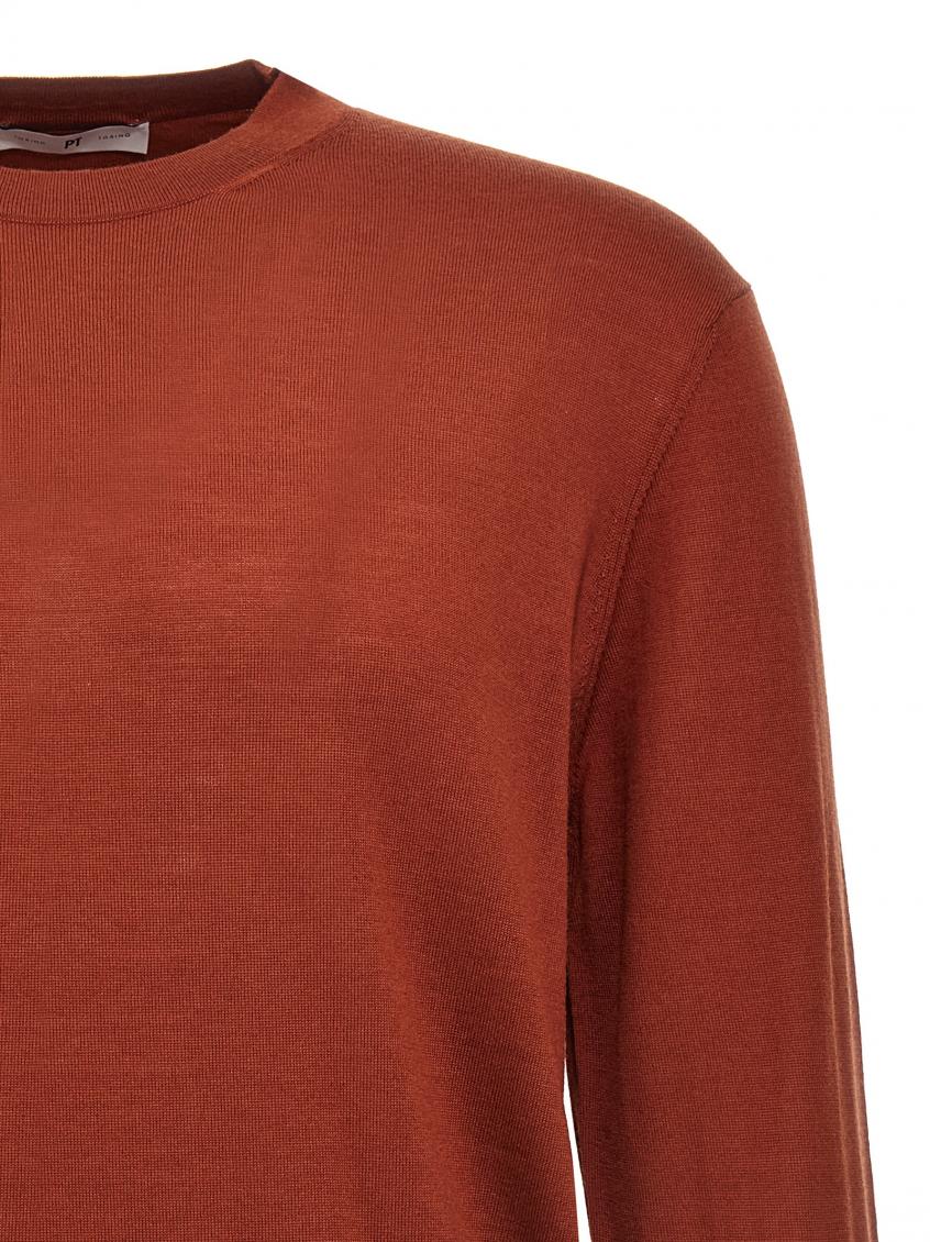 Rust Merino Wool Sweater 4