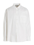 White Barcode Print Shirt 1
