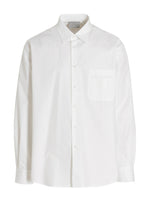 White Barcode Print Shirt 1