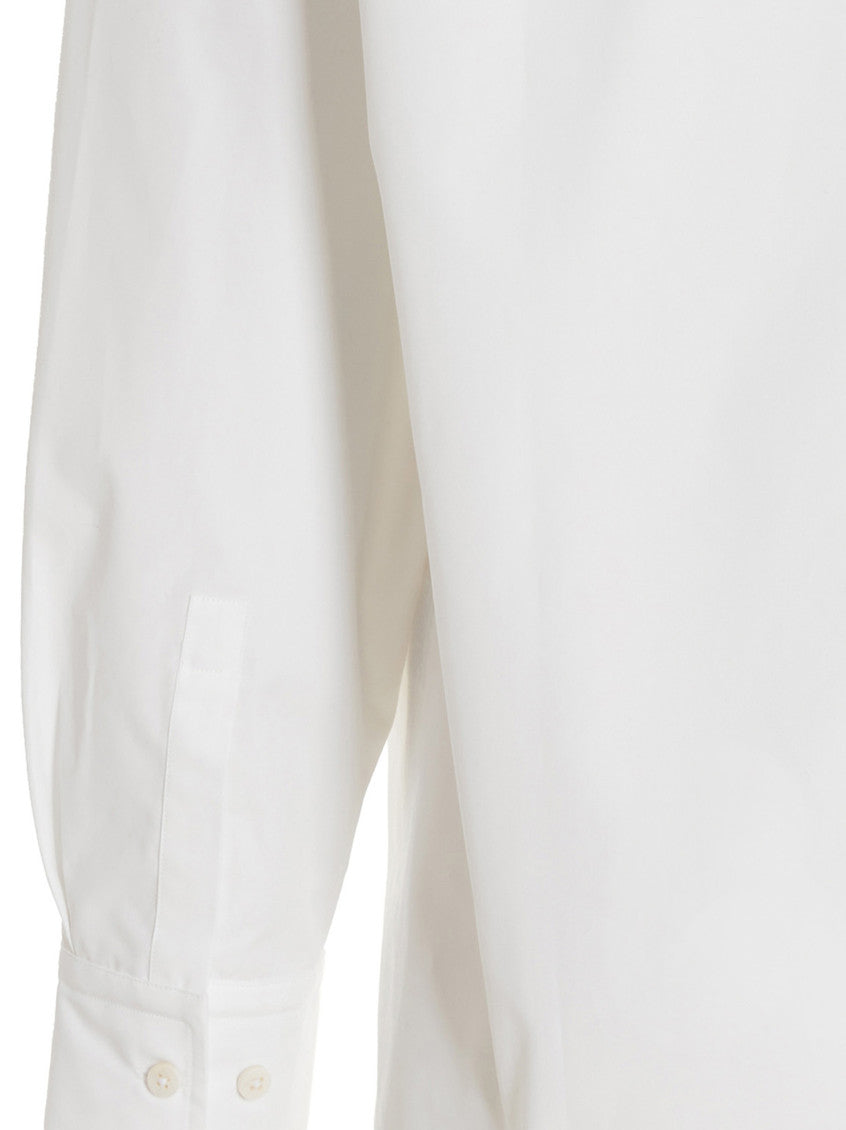 White Barcode Print Shirt 4
