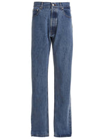 Blue Straight Leg Jeans 1