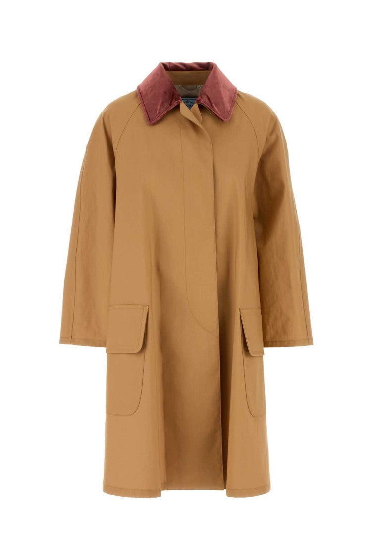 Brown Cotton Overcoat 1