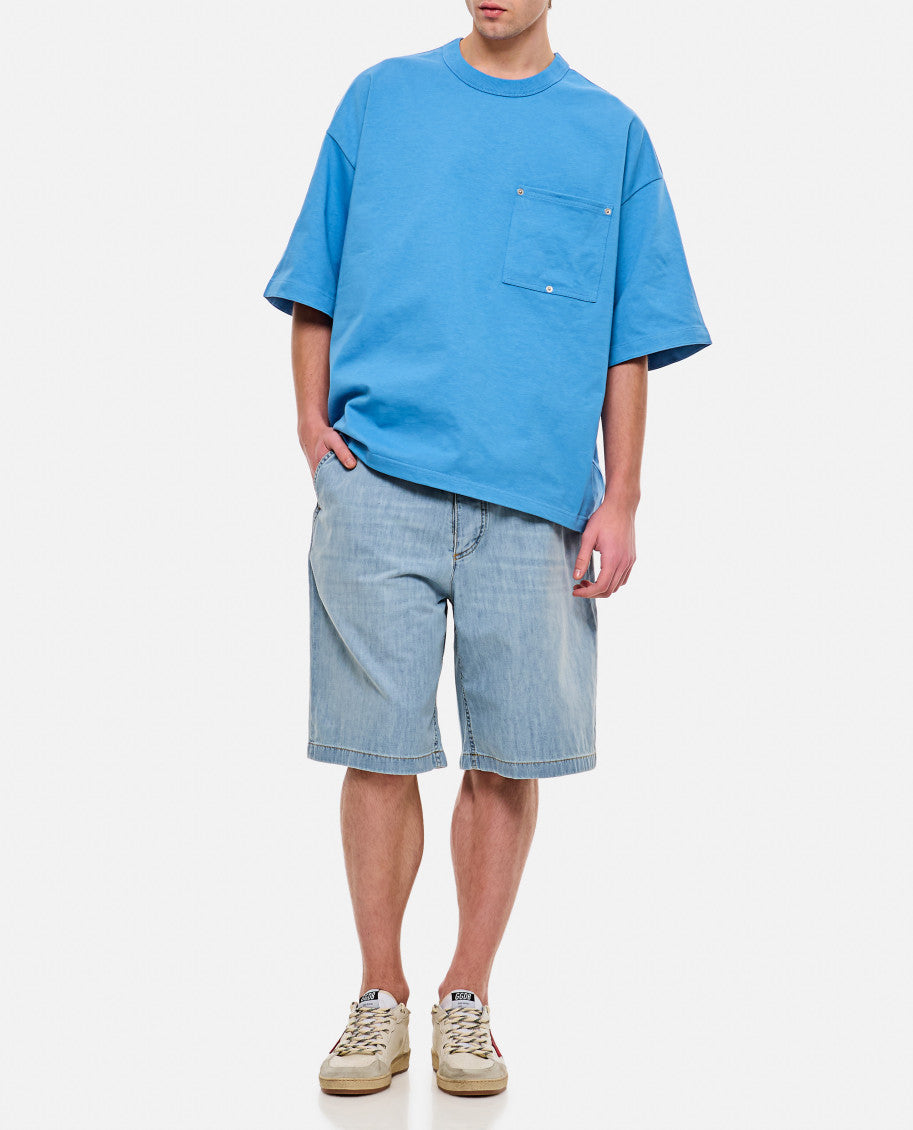 Light Blue Denim Shorts 2