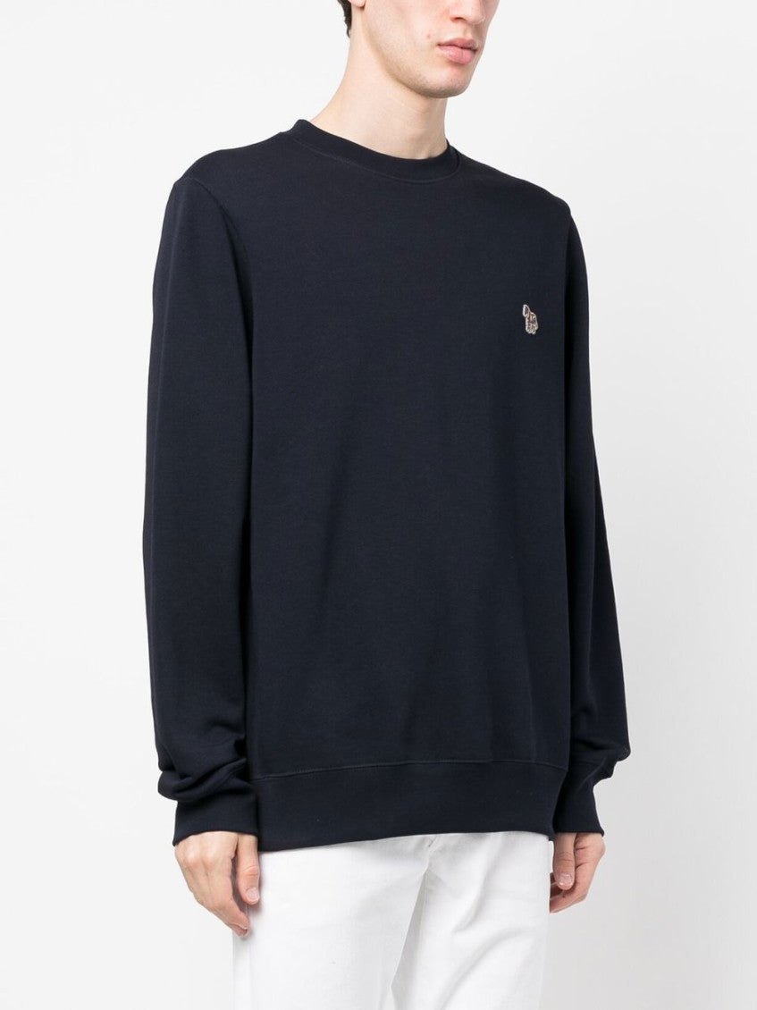 Blue Zebra logo cotton sweatshirt 5