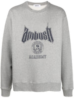 Grey Logo Cotton Sweatshirt 1