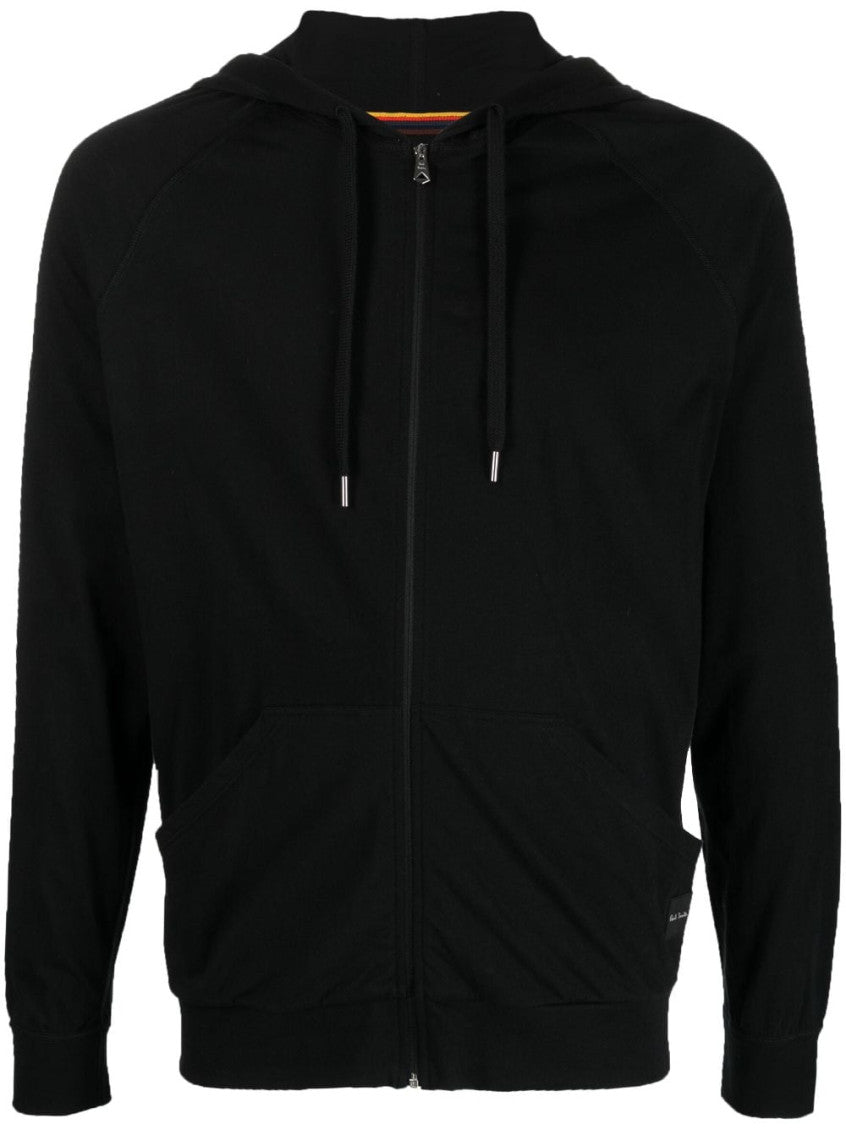 Black Cotton Hoodie 1