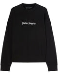 Black Logo Cotton Sweatshirt 1
