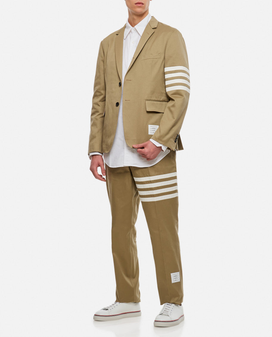 Beige 4 Bar Twill Jacket 2