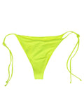 Yellow String Brazilian Bikini Bottom 1