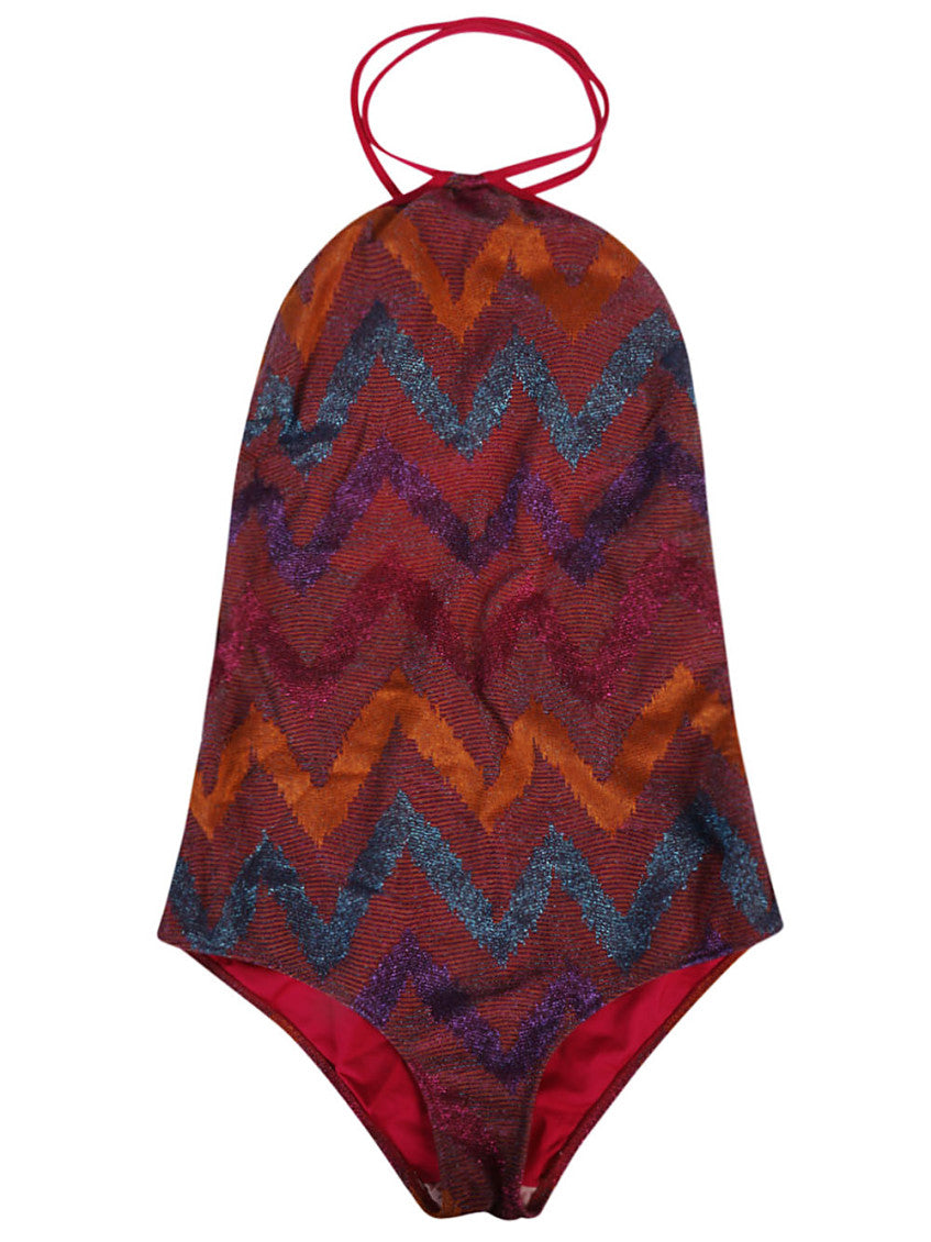 Multi Color Printed One-piece Swimsuit 1