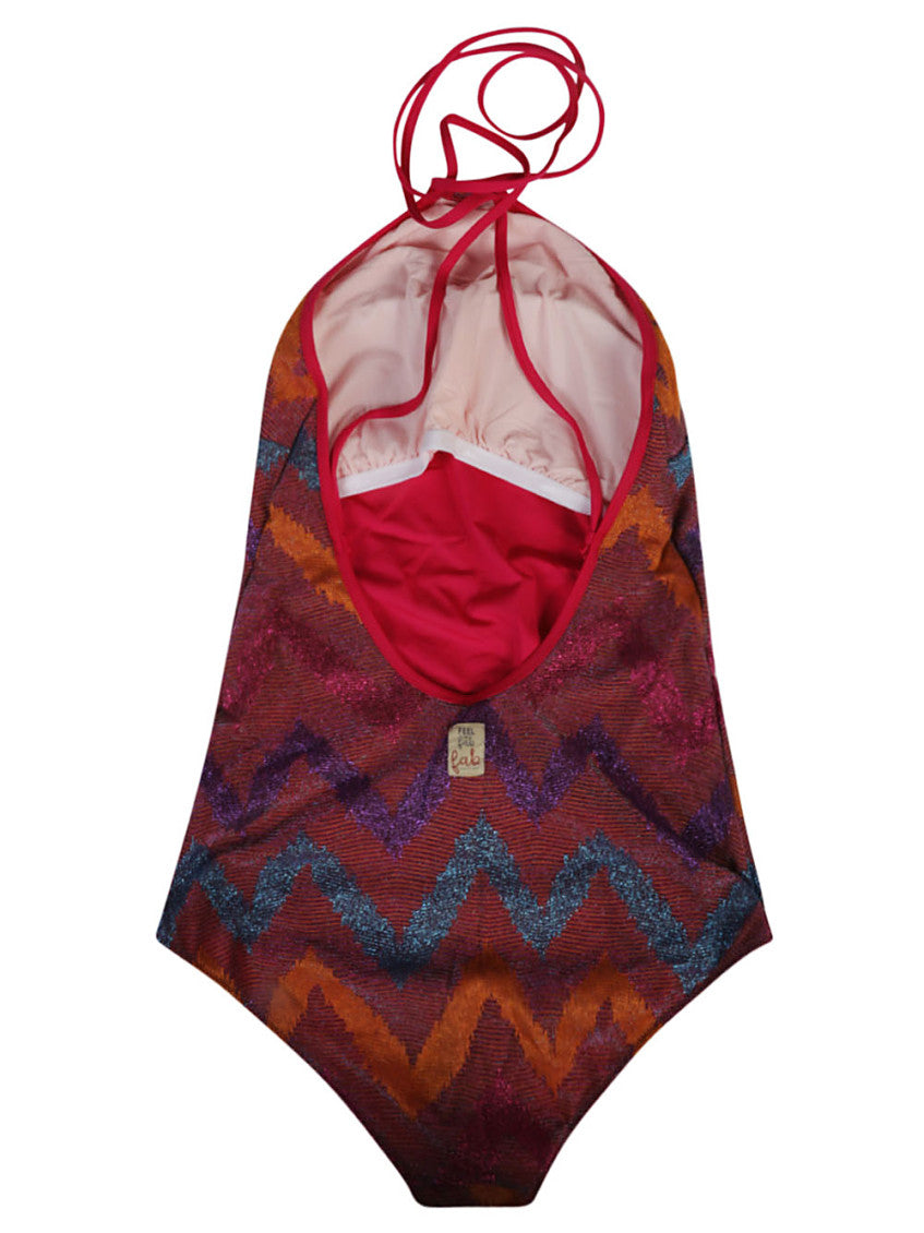 Multi Color Printed One-piece Swimsuit 2
