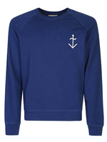 Blue Logo Organic Cotton Sweatshirt 1