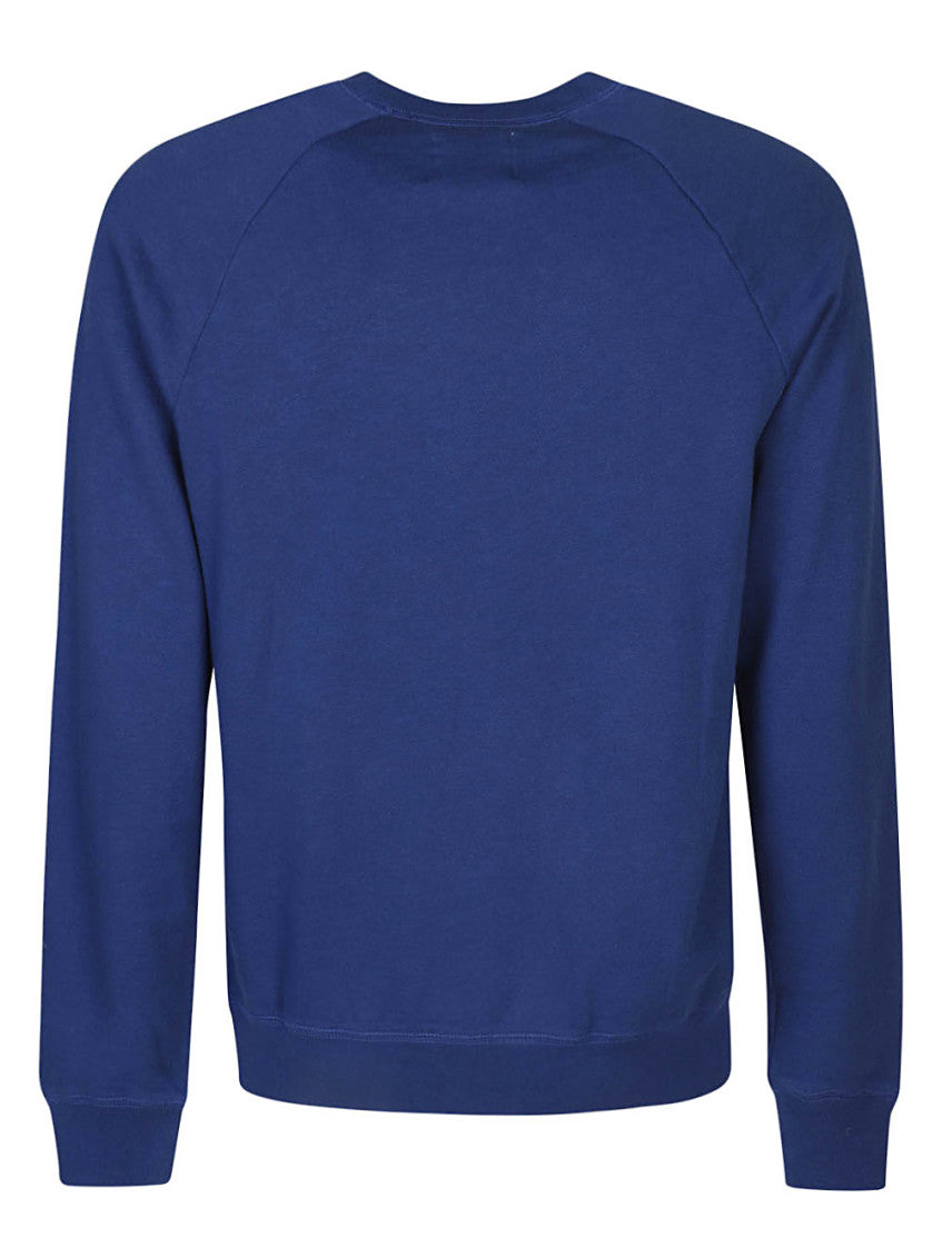 Blue Logo Organic Cotton Sweatshirt 2
