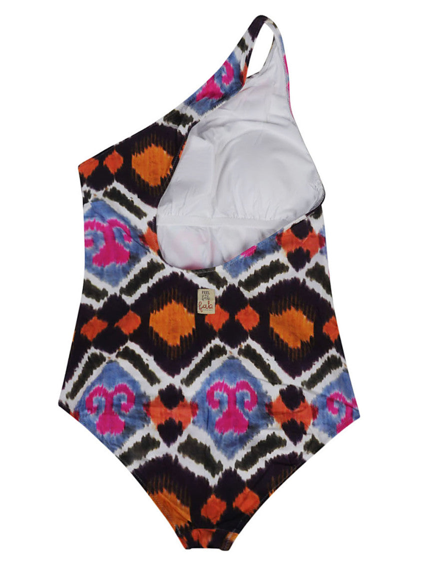 Multicolor Cadaques Printed One-piece Swimsuit 2