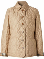 Beige Quilted jacket 1