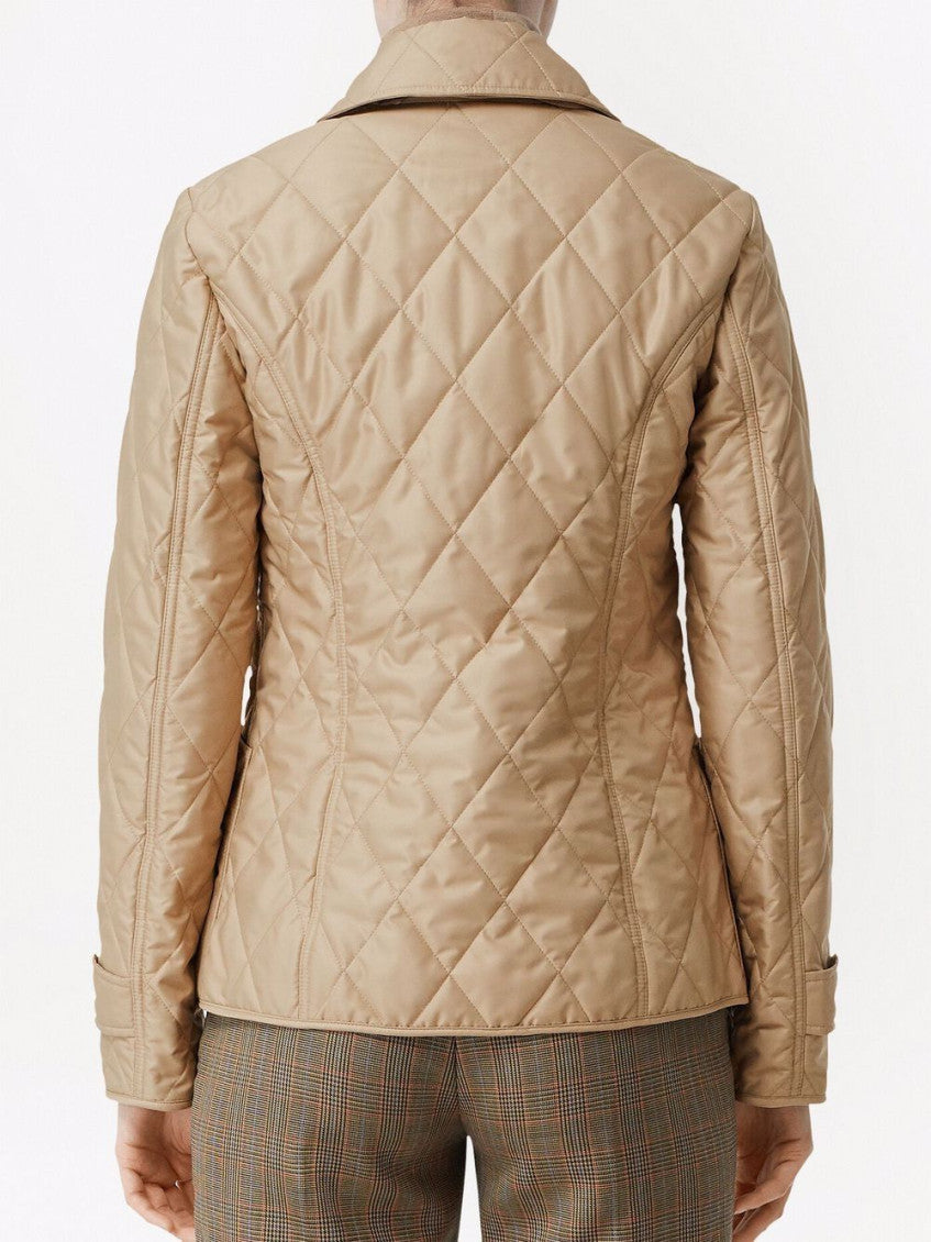 Beige Quilted jacket 2
