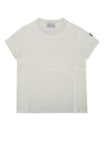 Kids White Cotton T-Shirt 1