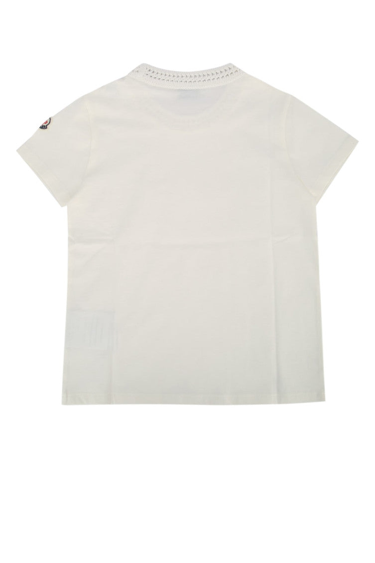 Kids White Cotton T-Shirt 2