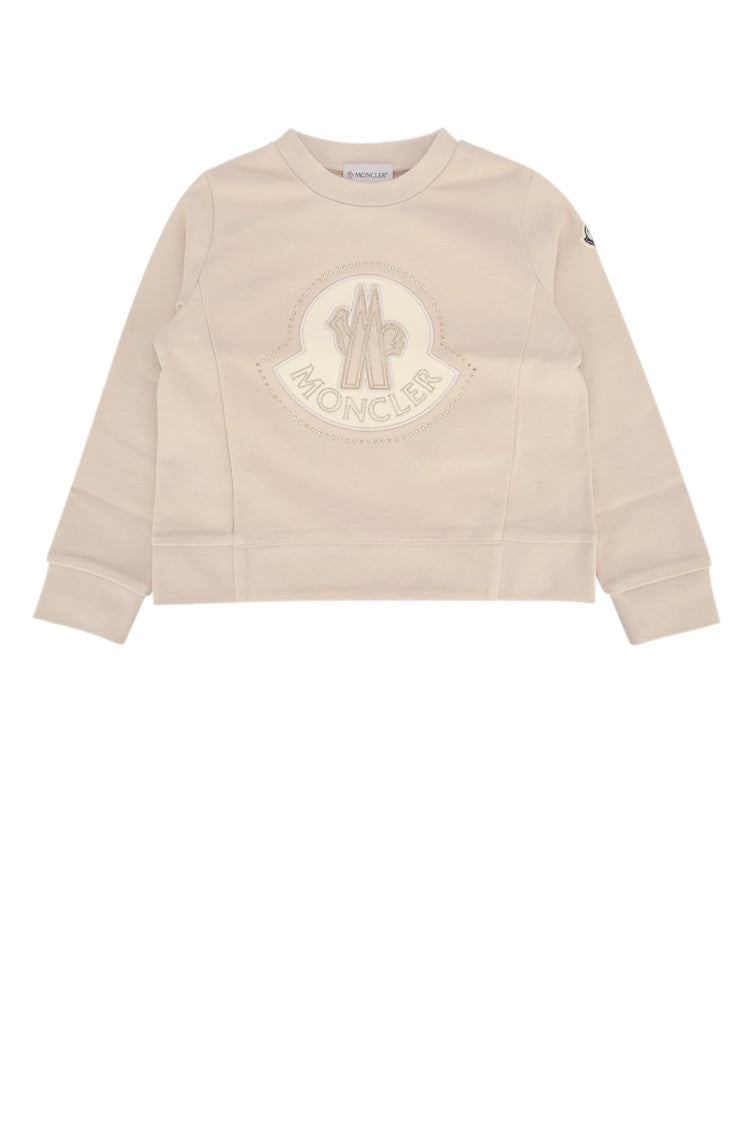 Kids Pink Printed Sweatshirt 1