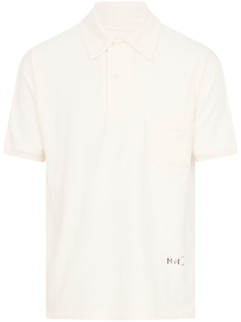 Off White Stamp Logo Polo 1
