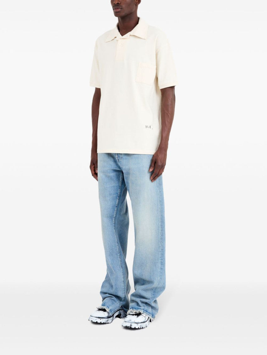 Off White Stamp Logo Polo 2