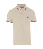 Beige Logo Signature polo 1