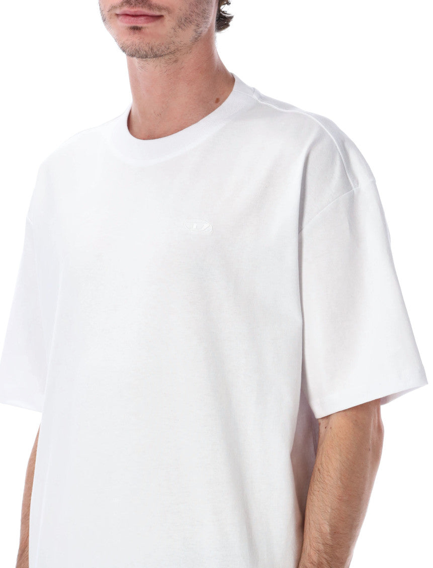 White Crew Neck T-Shirt 2