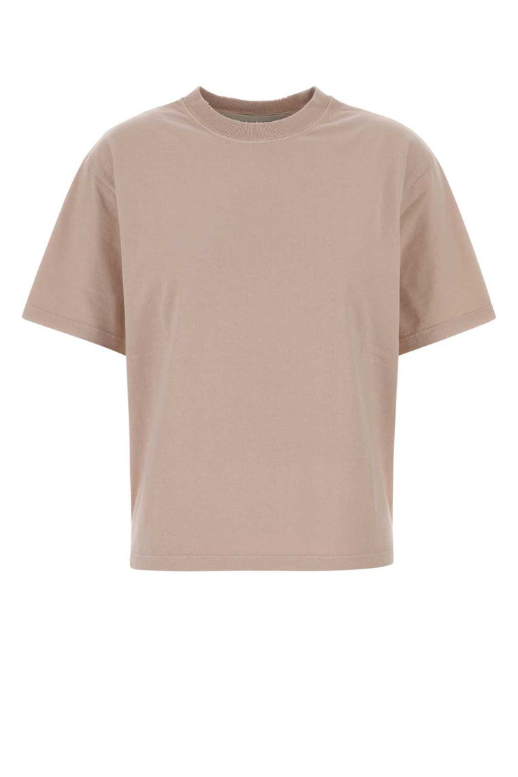 Natural Crew Neck Back Logo T-Shirt 1