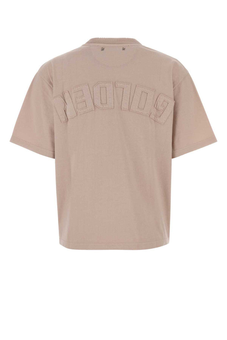 Natural Crew Neck Back Logo T-Shirt 2