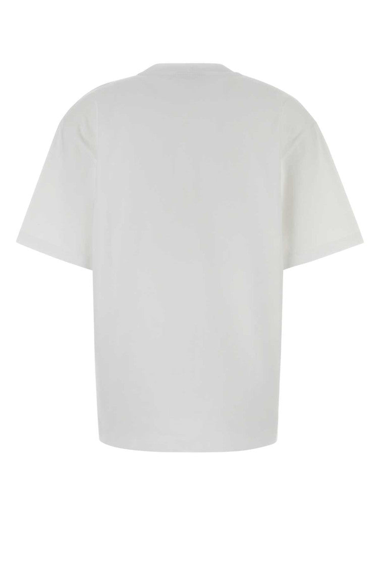 White Crew Neck Graphic Print T-Shirt 2