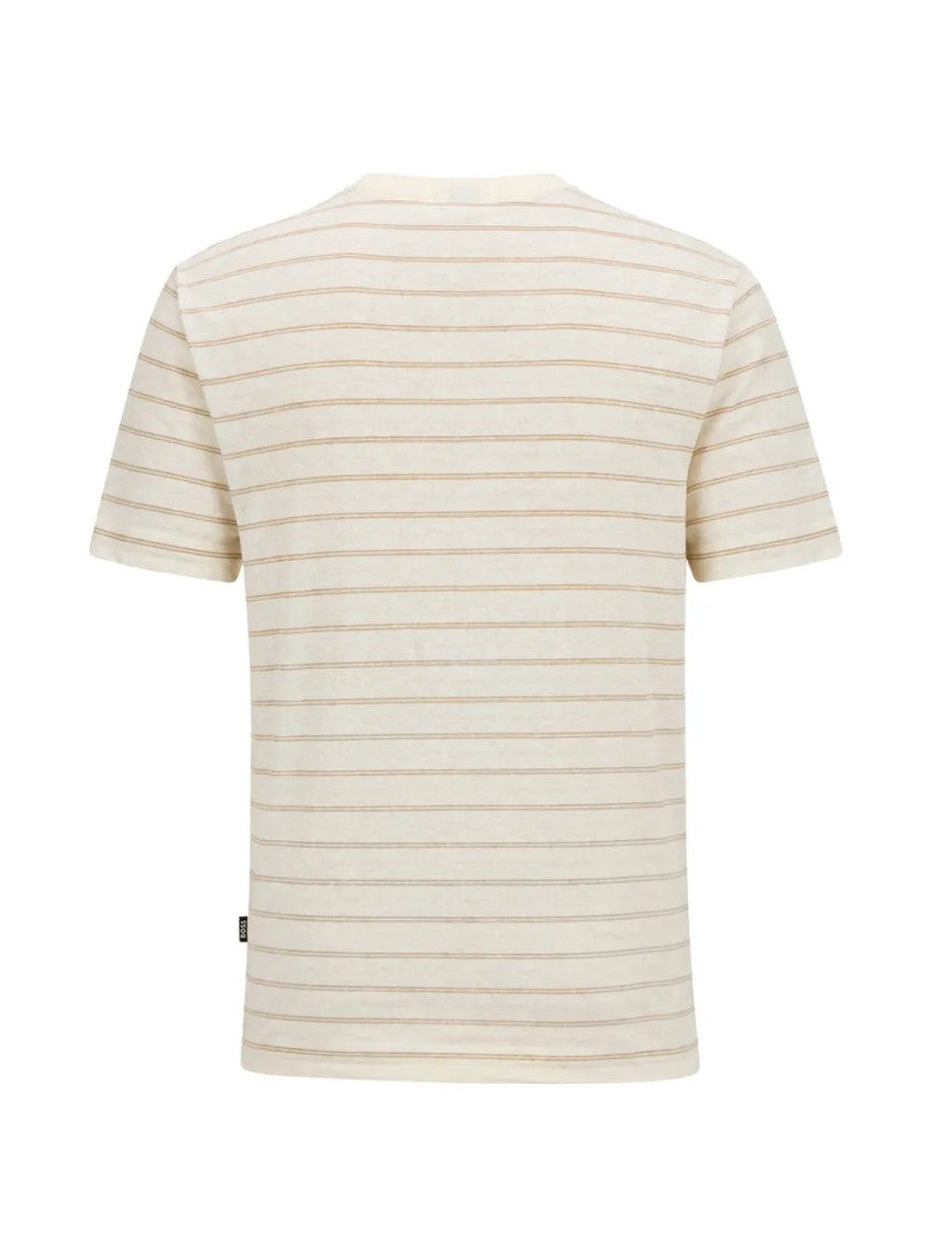 Beige Striped T-Shirt 2