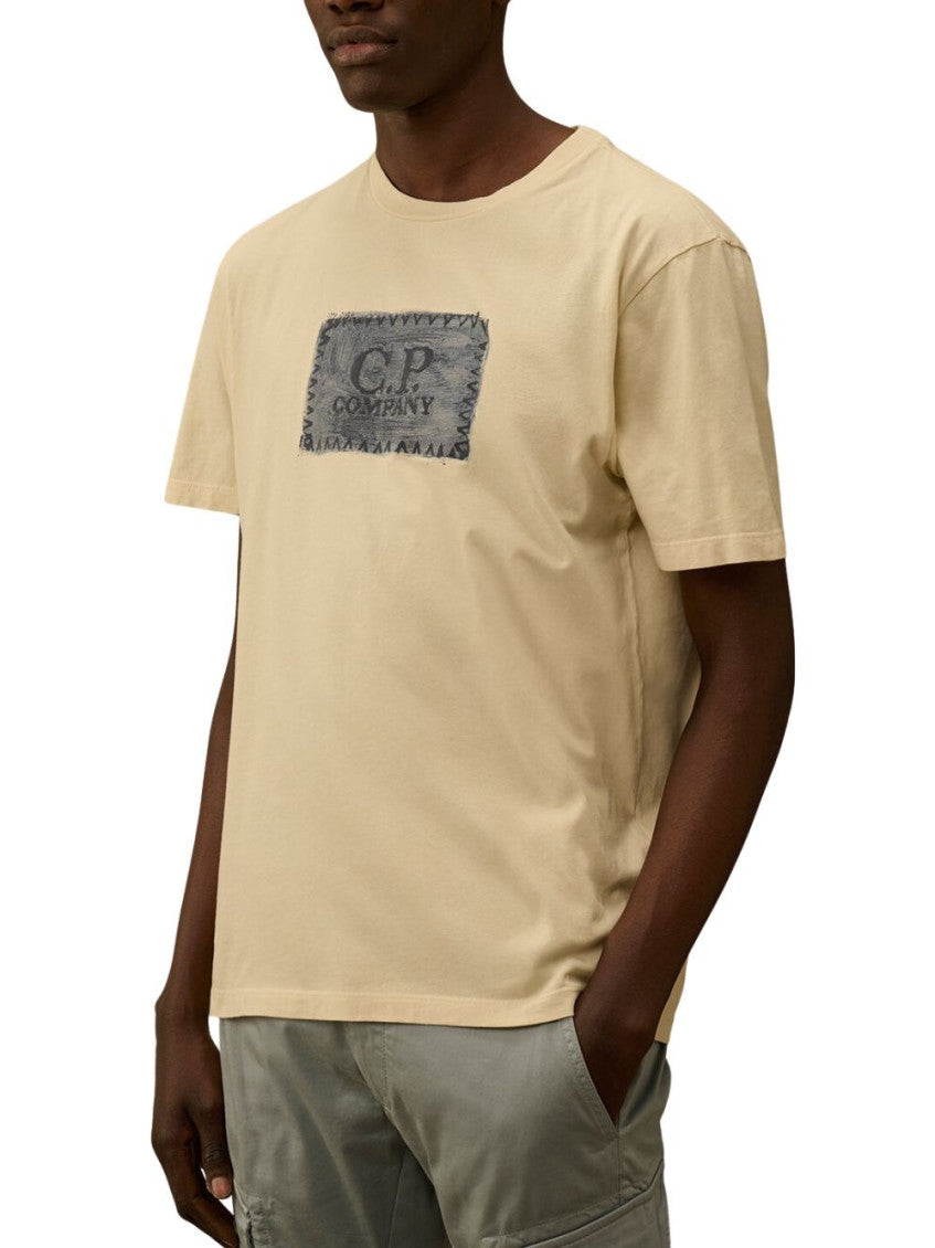 Beige Logo T-shirt 2