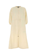 Beige Nylon Laminar Dress 1