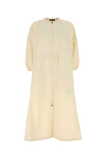 Beige Nylon Laminar Dress 1