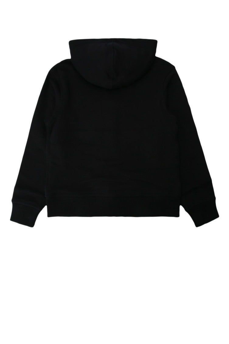 Kids Black Zip Up Hoodie 2