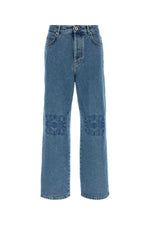 Blue Mid Rise Jeans 1