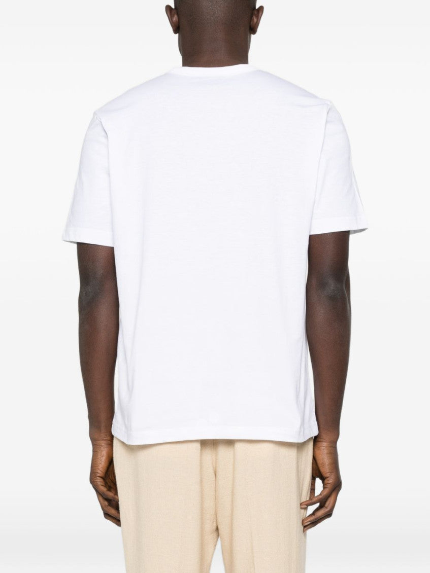 White Graphic Crew Neck T-Shirt 3