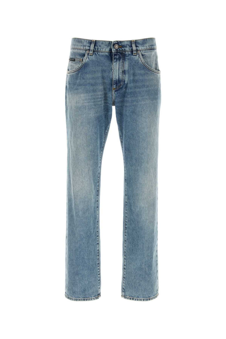 Blue Mid Rise Jeans 1