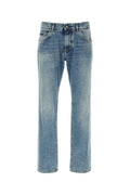 Blue Mid Rise Jeans 1