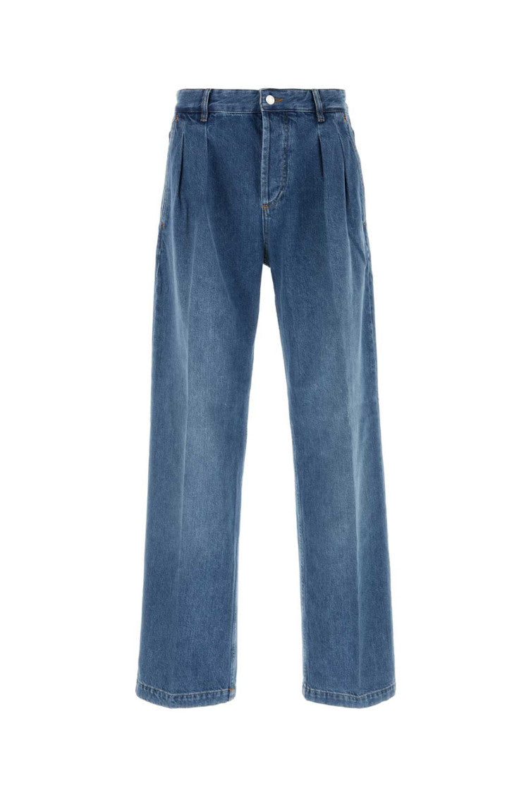Blue Mid Rise Jean 1