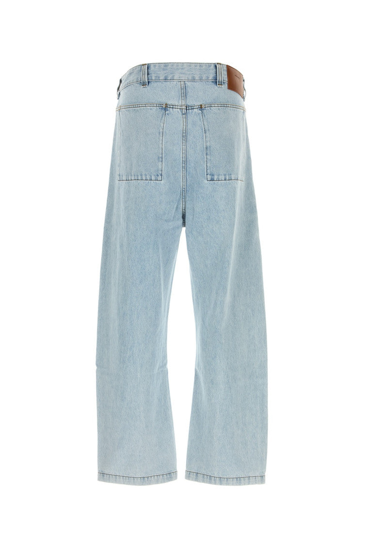 Light Blue Solid Jeans 2