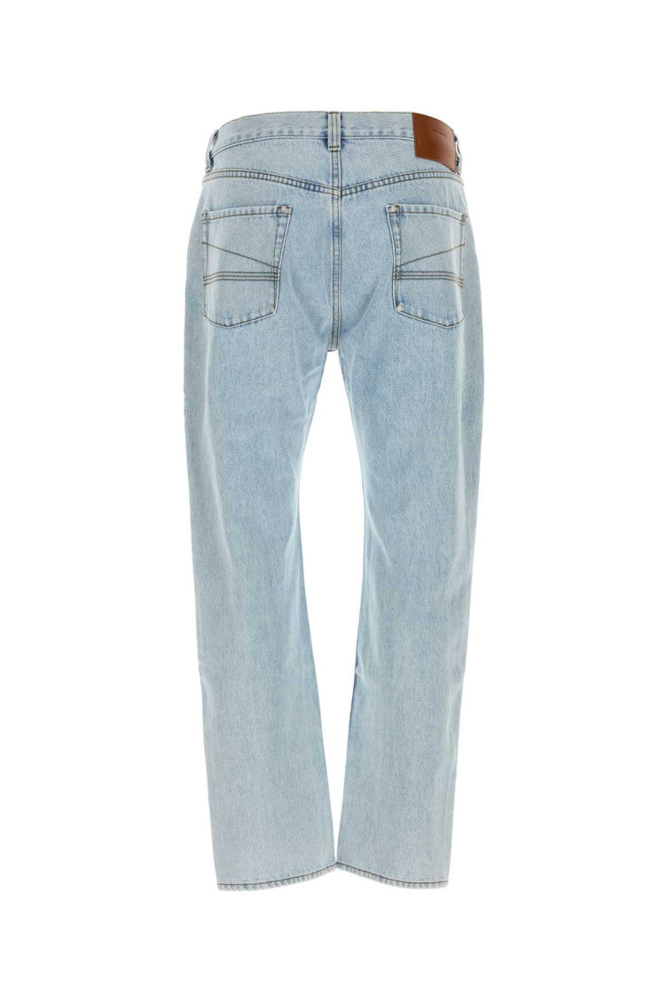 Light Blue Solid Jeans 2
