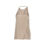 Grey Solid Halter Neck Top 1