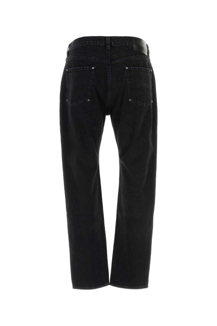 Black Mid Rise Jeans 2
